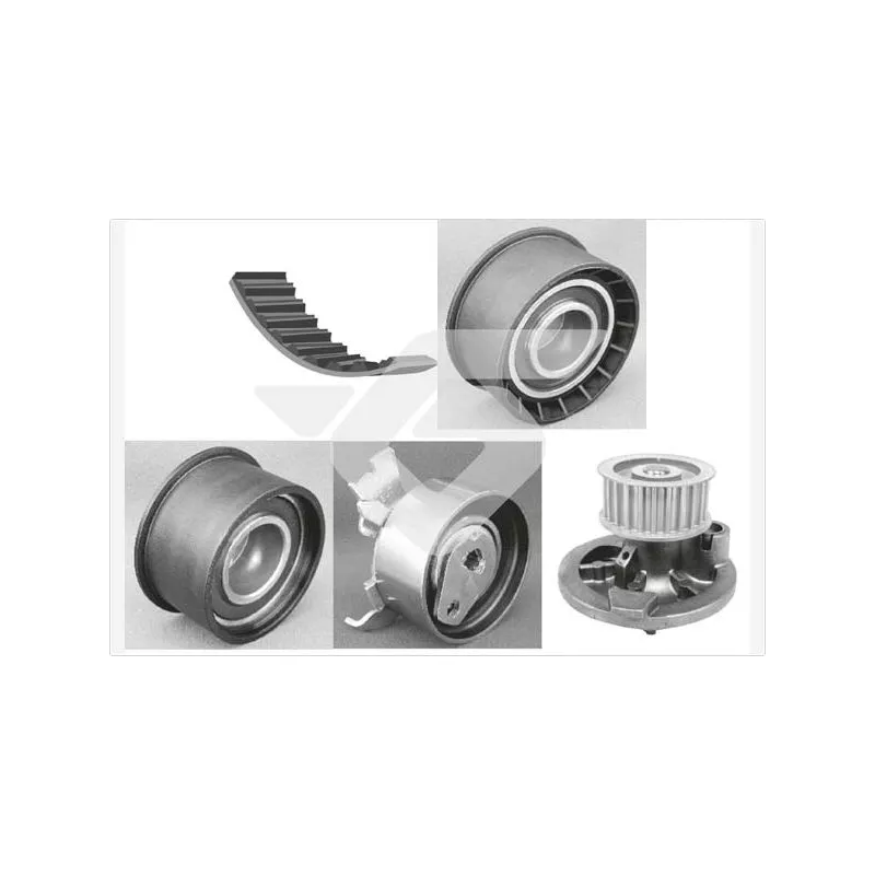 Pompe à eau + kit de courroie de distribution HUTCHINSON KH113WP50