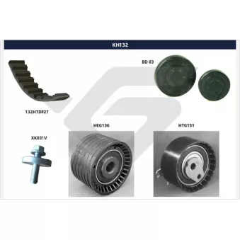 Kit de distribution HUTCHINSON KH132