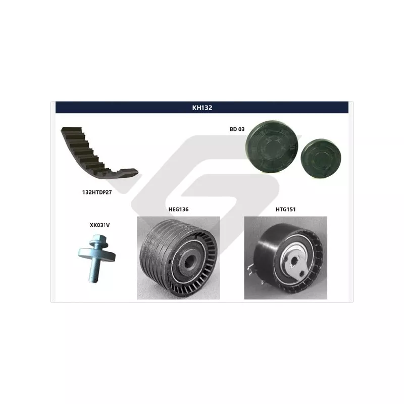Kit de distribution HUTCHINSON KH132