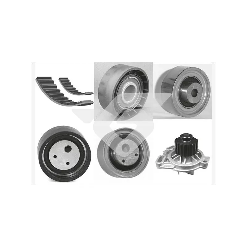 Pompe à eau + kit de courroie de distribution HUTCHINSON KH133WP14