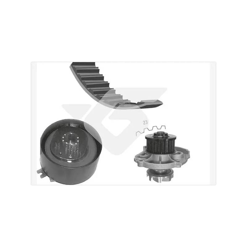 Pompe à eau + kit de courroie de distribution HUTCHINSON KH139WP39