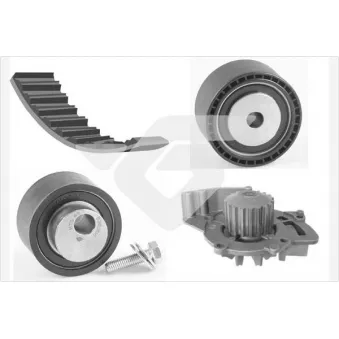 Pompe à eau + kit de courroie de distribution HUTCHINSON KH147WP60