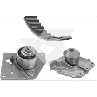 Pompe à eau + kit de courroie de distribution HUTCHINSON KH151WP55