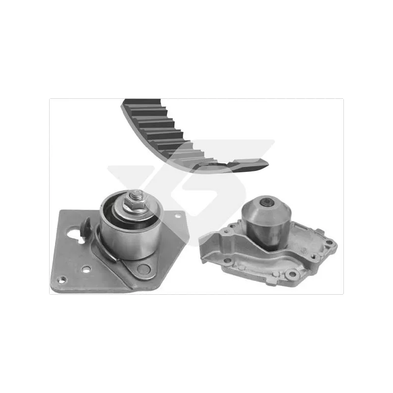 Pompe à eau + kit de courroie de distribution HUTCHINSON KH151WP55