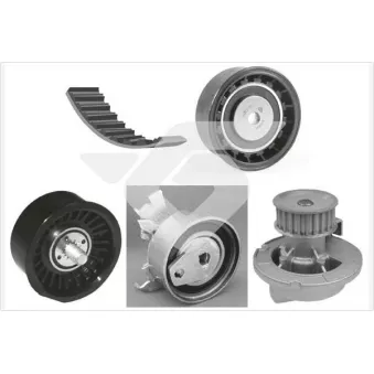 Pompe à eau + kit de courroie de distribution HUTCHINSON KH152WP44