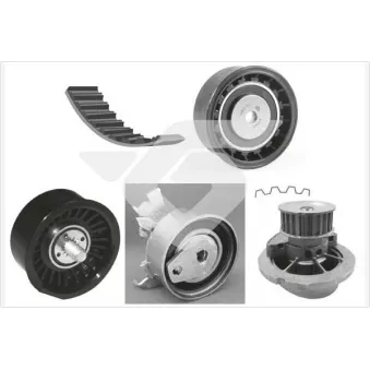 Pompe à eau + kit de courroie de distribution HUTCHINSON KH152WP74