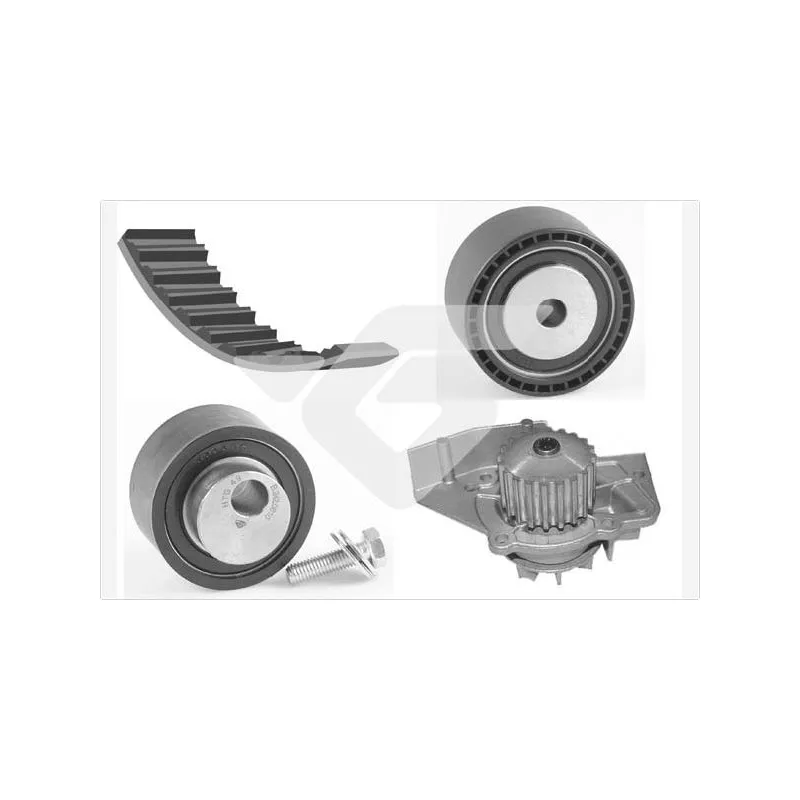 Pompe à eau + kit de courroie de distribution HUTCHINSON KH189WP31