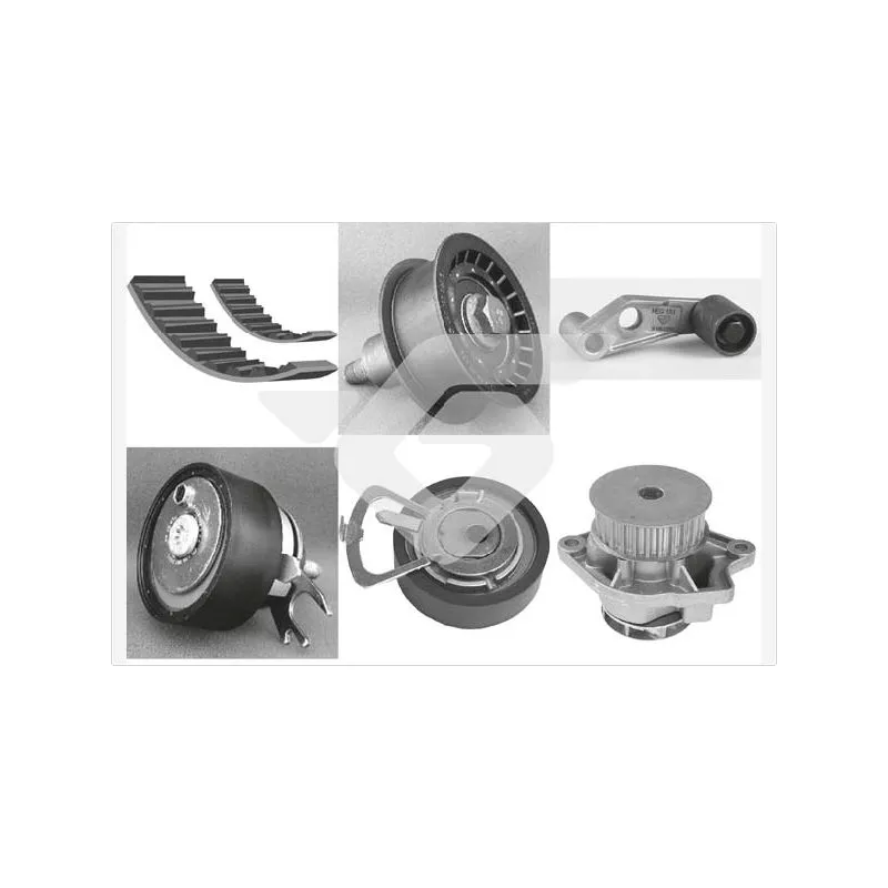 Pompe à eau + kit de courroie de distribution HUTCHINSON KH192WP32
