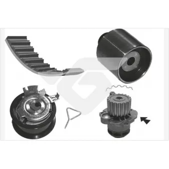 Pompe à eau + kit de courroie de distribution HUTCHINSON KH194WP71