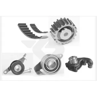 Pompe à eau + kit de courroie de distribution HUTCHINSON KH21WP70
