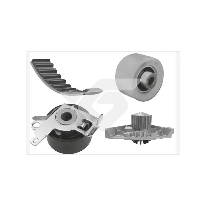 Pompe à eau + kit de courroie de distribution HUTCHINSON KH227WP47