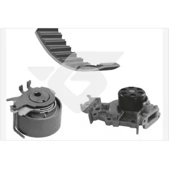 Pompe à eau + kit de courroie de distribution HUTCHINSON KH236WP65