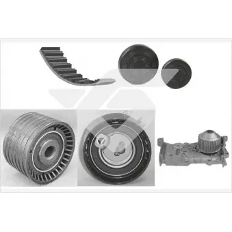 Pompe à eau + kit de courroie de distribution HUTCHINSON KH256WP43