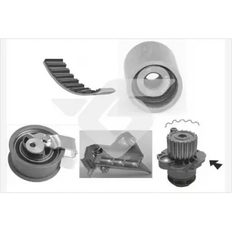 Pompe à eau + kit de courroie de distribution HUTCHINSON KH263WP71