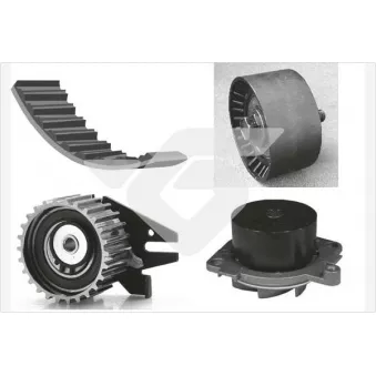 Pompe à eau + kit de courroie de distribution HUTCHINSON KH274WP76
