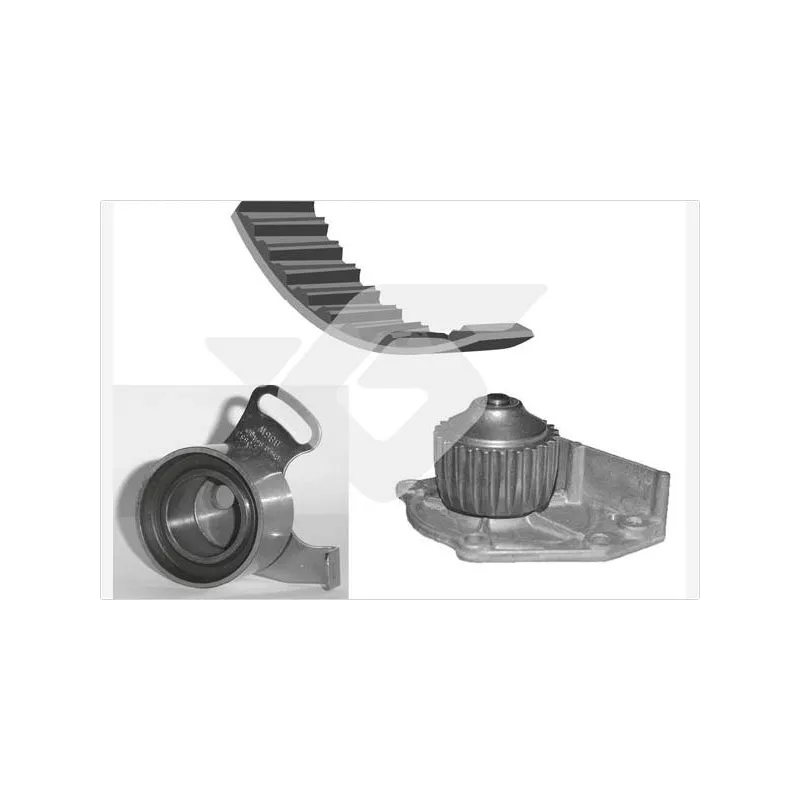 Pompe à eau + kit de courroie de distribution HUTCHINSON KH280WP15