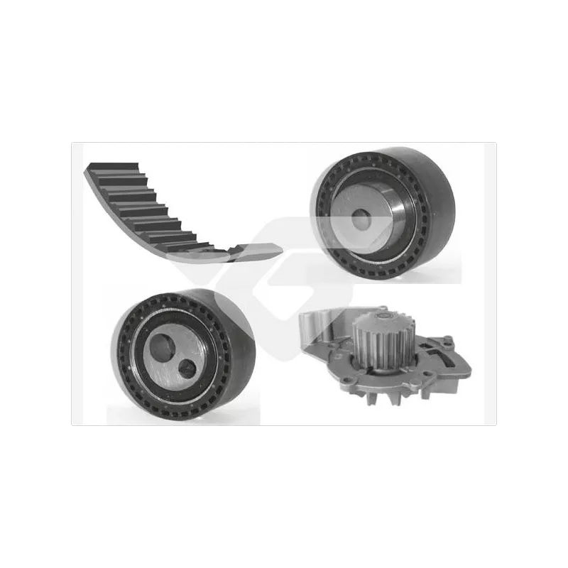 Pompe à eau + kit de courroie de distribution HUTCHINSON KH284WP60
