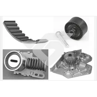 Pompe à eau + kit de courroie de distribution HUTCHINSON KH28WP18