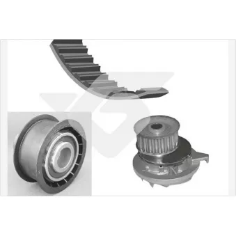 Pompe à eau + kit de courroie de distribution HUTCHINSON KH30WP07
