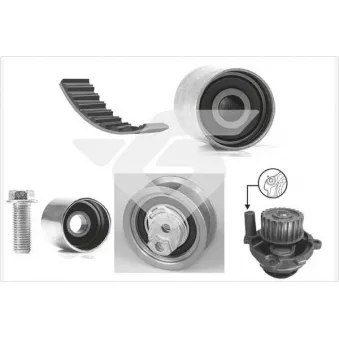 Pompe à eau + kit de courroie de distribution HUTCHINSON KH333WP73