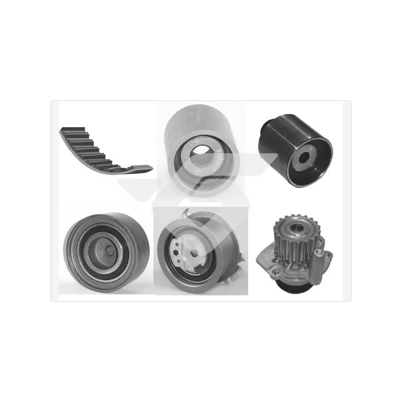 Pompe à eau + kit de courroie de distribution HUTCHINSON KH421WP75
