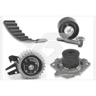 Pompe à eau + kit de courroie de distribution HUTCHINSON KH446WP54