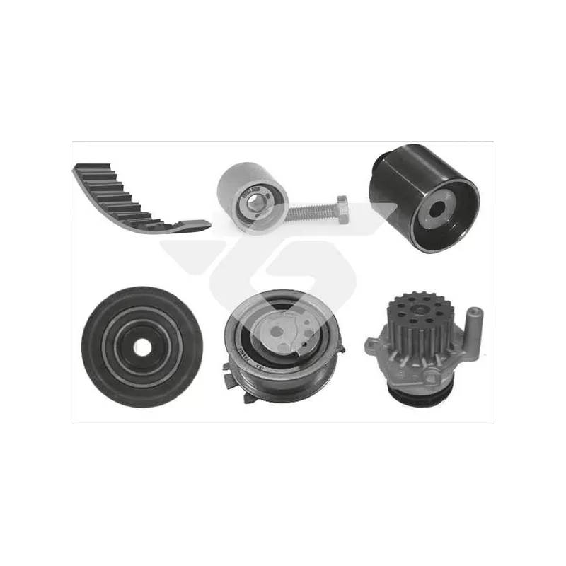 Pompe à eau + kit de courroie de distribution HUTCHINSON KH448WP68