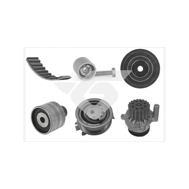 Pompe à eau + kit de courroie de distribution HUTCHINSON KH462WP68