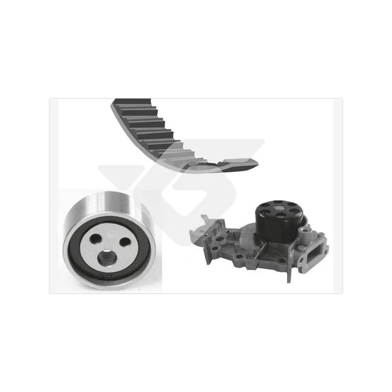 Pompe à eau + kit de courroie de distribution HUTCHINSON KH48WP65