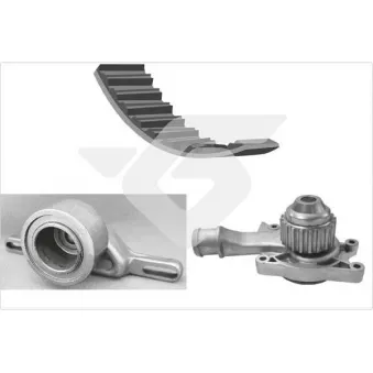 Pompe à eau + kit de courroie de distribution HUTCHINSON KH61WP06