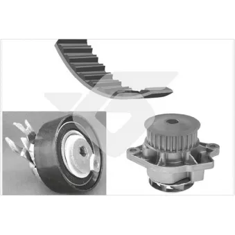 Pompe à eau + kit de courroie de distribution HUTCHINSON KH99WP33