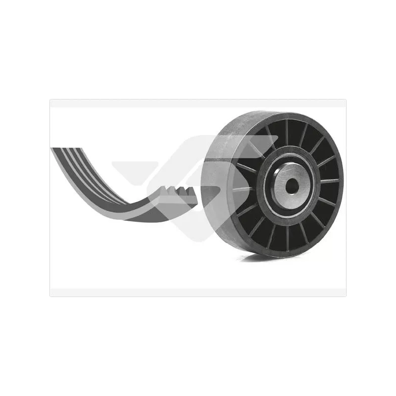 Jeu de courroies trapézoïdales à nervures HUTCHINSON KHV09