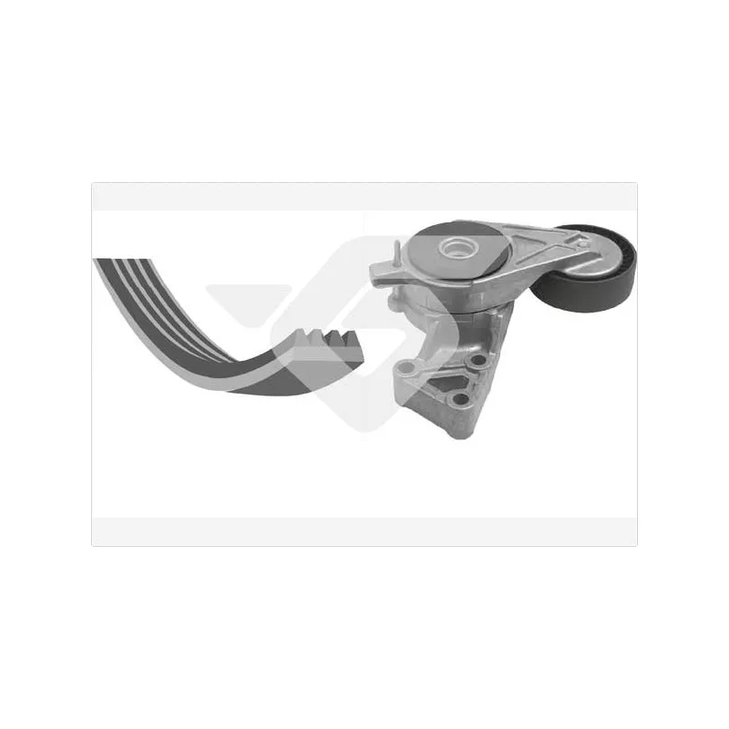 Jeu de courroies trapézoïdales à nervures HUTCHINSON KHV108
