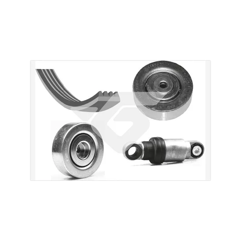 Jeu de courroies trapézoïdales à nervures HUTCHINSON KHV118