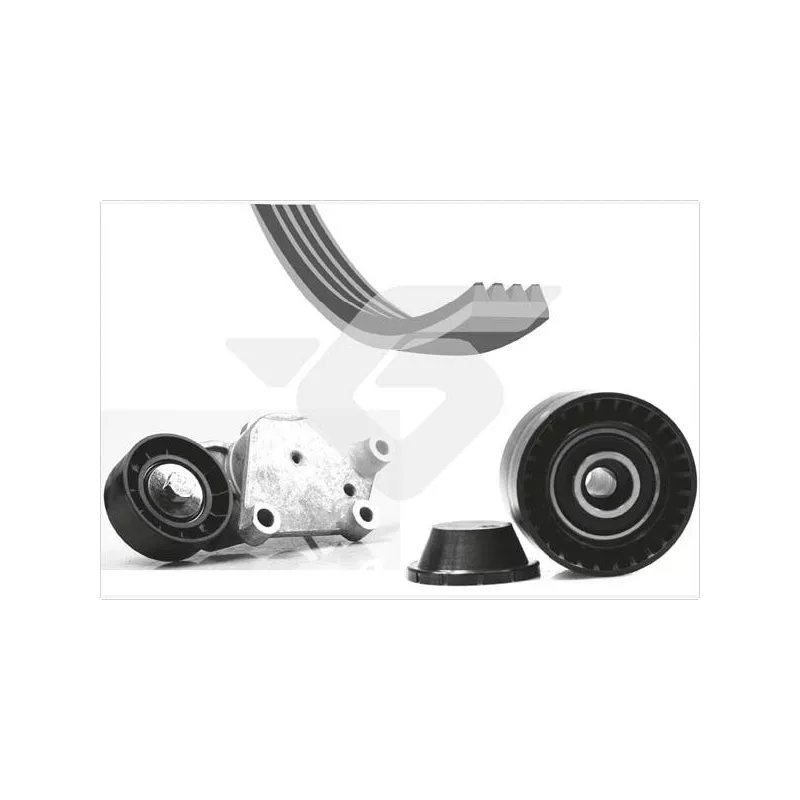 Jeu de courroies trapézoïdales à nervures HUTCHINSON KHV132