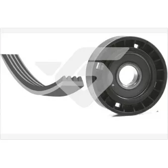 Jeu de courroies trapézoïdales à nervures HUTCHINSON KHV145