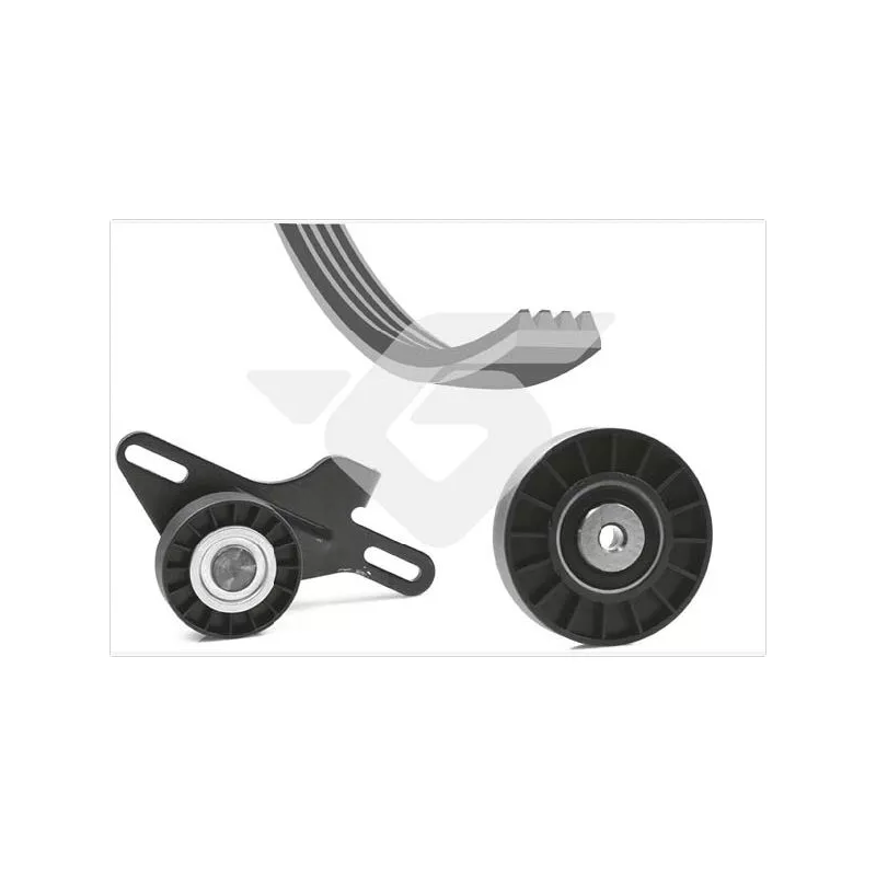 Jeu de courroies trapézoïdales à nervures HUTCHINSON KHV155