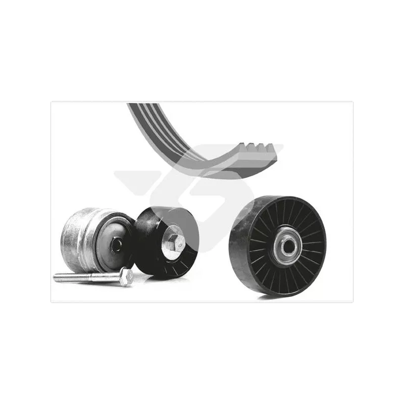 Jeu de courroies trapézoïdales à nervures HUTCHINSON KHV165