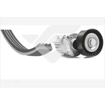 Jeu de courroies trapézoïdales à nervures HUTCHINSON KHV180