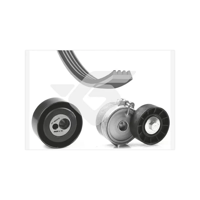 Jeu de courroies trapézoïdales à nervures HUTCHINSON KHV194