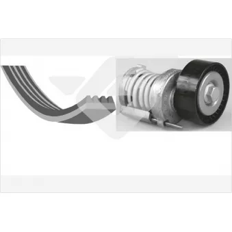 Jeu de courroies trapézoïdales à nervures HUTCHINSON KHV200