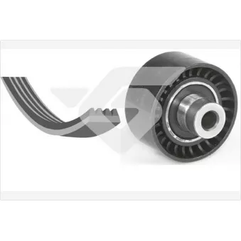 Jeu de courroies trapézoïdales à nervures HUTCHINSON KHV214