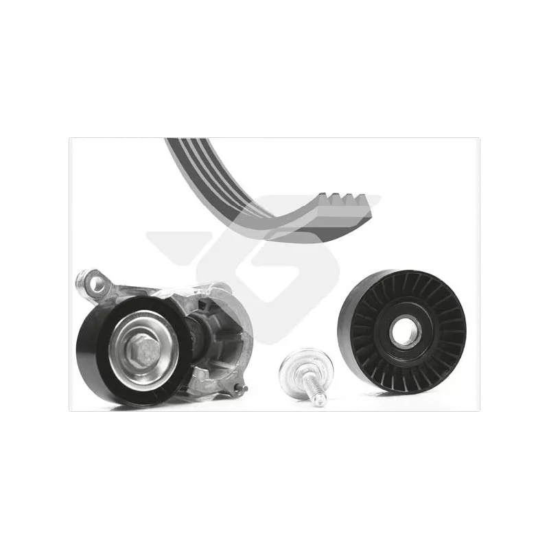 Jeu de courroies trapézoïdales à nervures HUTCHINSON KHV26