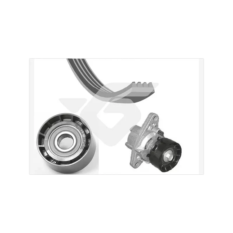 Jeu de courroies trapézoïdales à nervures HUTCHINSON KHV52