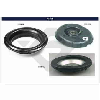 Kit de réparation, coupelle de suspension HUTCHINSON KS 288