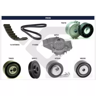 Kit de distribution HUTCHINSON MK06