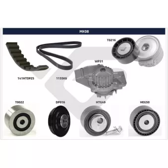 Kit de distribution HUTCHINSON MK08