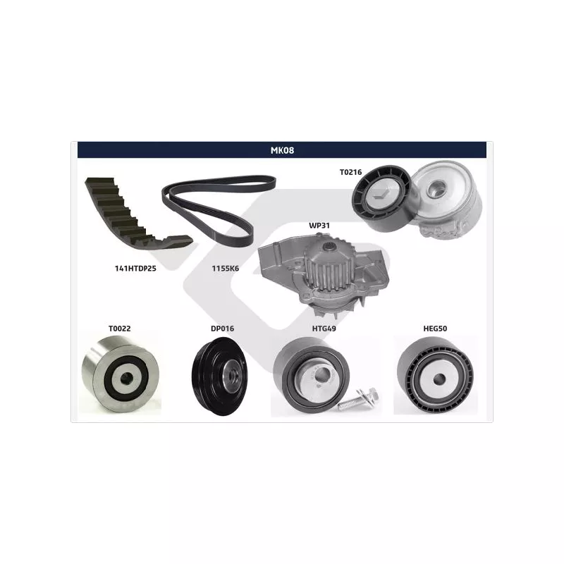 Kit de distribution HUTCHINSON MK08