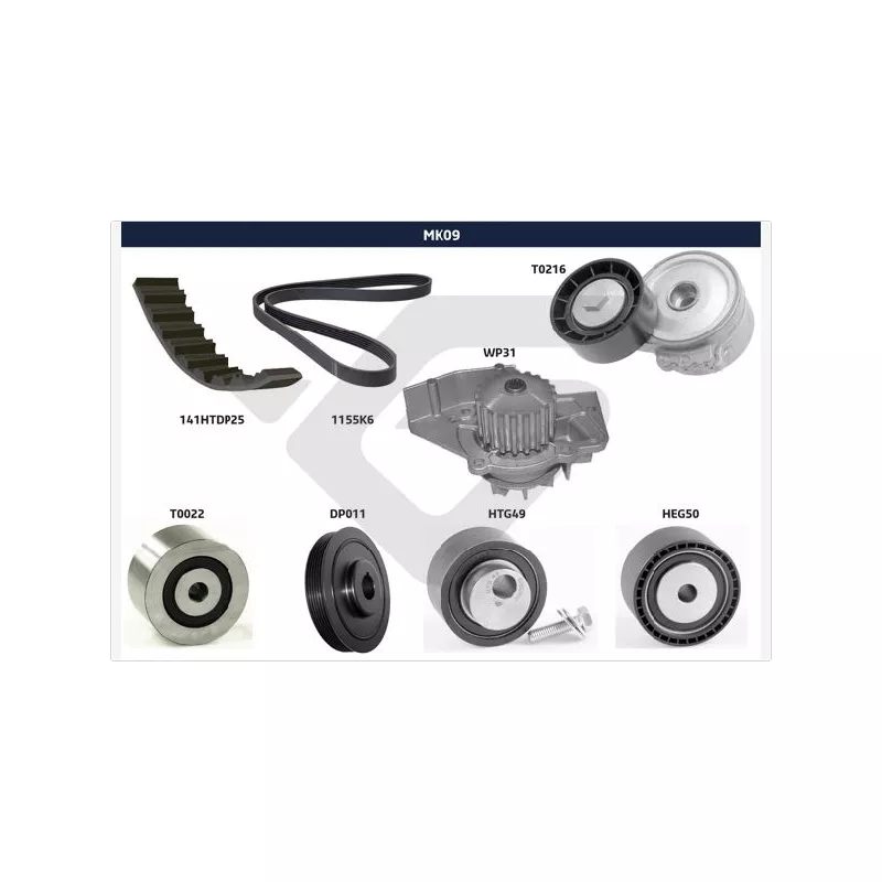 Kit de distribution HUTCHINSON MK09