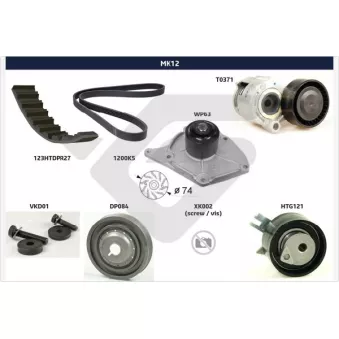 Kit de distribution HUTCHINSON MK12